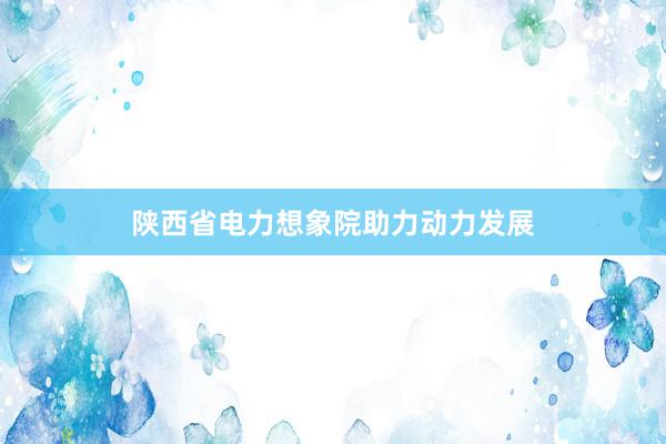 陕西省电力想象院助力动力发展